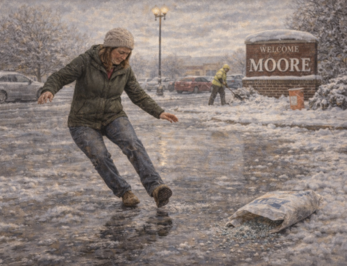 Can You Sue for an Injury on a Snowy Day in a Moore Parking Lot?