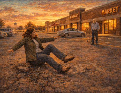 Injured in a Fall in a Parking Lot in Ada? Who May Be Liable