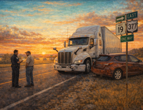 Truck Accidents on Highway 19 and US-377 Near Ada — What Victims Should Know