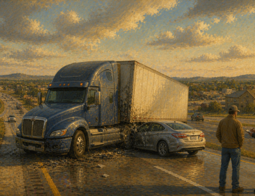 Semi Wreck on I-35 Near Duncan — Who Can Be Held Liable?