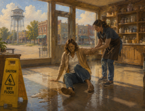 Slip and Fall at a Noble Business — What Property Owners Owe You