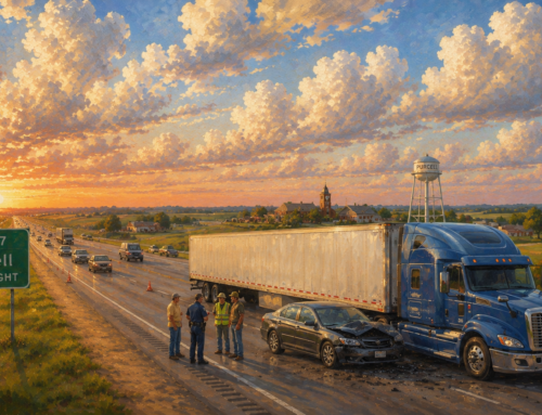 Semi Wreck on I-35 Near Purcell — Evidence That Disappears Fast