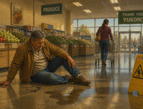 Slip and Fall at a Yukon Grocery Store — Who’s Responsible?