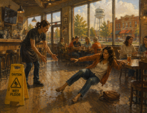 Slip and Fall at a Stillwater Restaurant Near OSU — Who’s Liable?