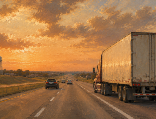Semi Wreck on I-35 Near Noble — Who Can Be Held Liable?