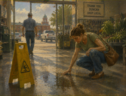 Slip and Fall at a Duncan Business — What Oklahoma Law Requires