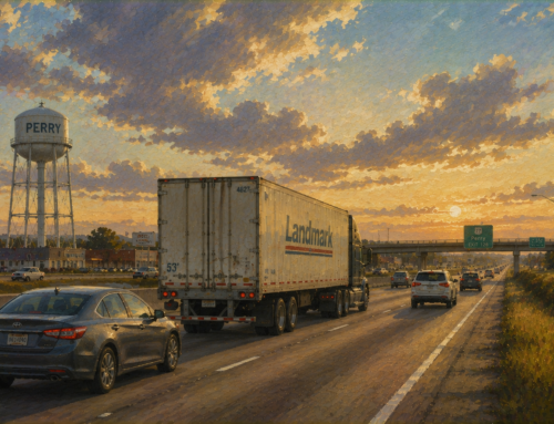 Semi Wreck on I-40 Near Perry — Evidence That Disappears Fast